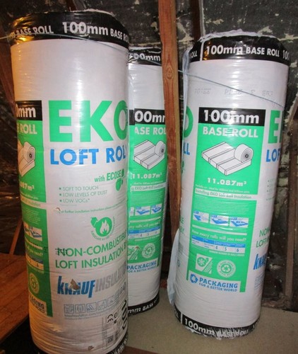 Knauf loft insulation 100mm