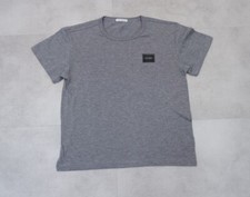 Dolce Gabbana D&G Boys T-Shirt Age 7-8 Years Grey Short Sleeve Top 