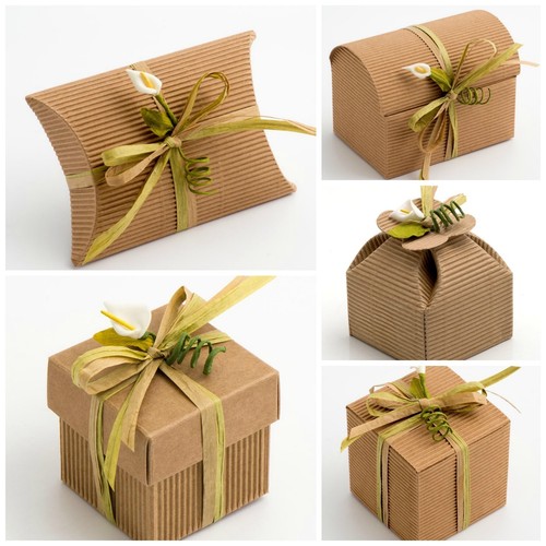 Corrugated kraft natural diy - corrugated,