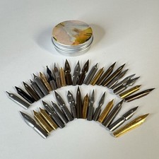 Collage tin of unused mixed