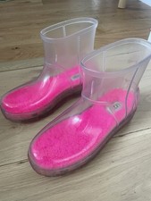 Genuine Ugg clear transparent