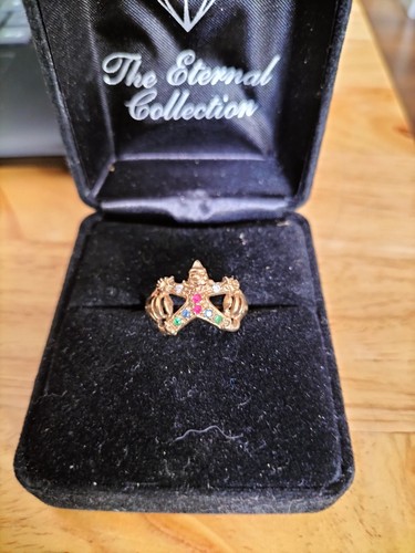9ct yellow gold clown ring