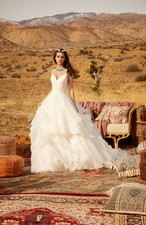 NEW WITH SMALL DAMAGE Mori Lee 5776  Ravenna Size 12 Wedding Dress