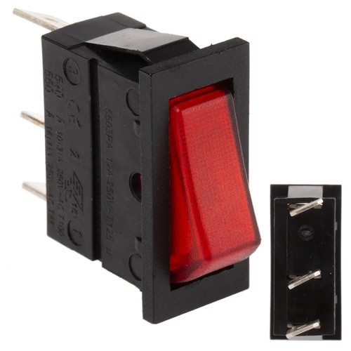 Red neon rocker - red,