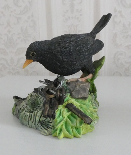 Blackbird ornament leonardo - ornament,