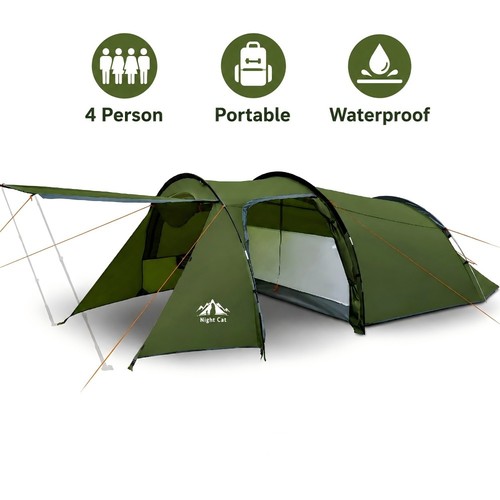 Man tunnel tent - 4, waterproof
