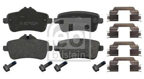 Rear brake pad set disc - brake,