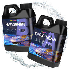 Food Safe Epoxy Resin Crystal Clear Art Craft Fast Cure 500ML/1L/2L/4L/8L Kit