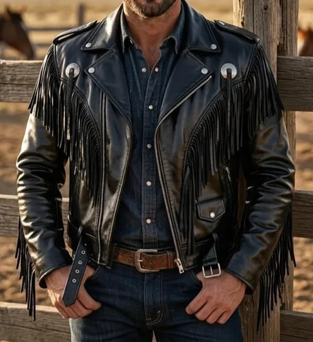 Men black leather - black,