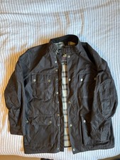 Belstaff Roadmaster Waxed Jacket Size M. Chocolate Brown.