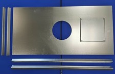 Stove register plate, steel