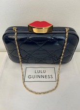 Lulu Guinness Navy Leather