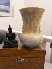 Crown Devon Hand-Painted Vase