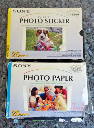 Sony video printing packs - sony,