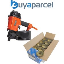 Tacwise GCN57P Air Coil Nailer 57mm Air Nail Gun + 14,400 2.1 x 35mm Coil Nails 