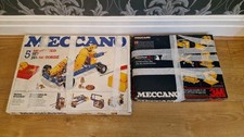 2 X Vintage 1970's Meccano Sets 3M And 5 Motorized Construction Set Boxed 