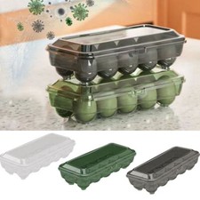 Egg Storage Box Plastic Storage Containers with Lid Portable Egg Holder