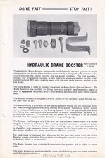 HYDRAULIC BRAKE BOOSTER DOUBLE