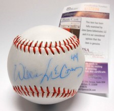JSA Willie McCovey HOF Signed Auto Autographed Ball Baseball SF Giants U07694