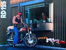 1975 Yamaha RD125 4-page brochure-Vintage Twin LIT-11035-16-00 RD 125
