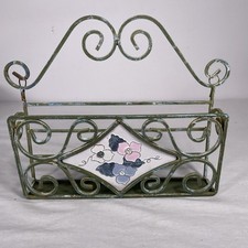 Shabby Chic Green Metal