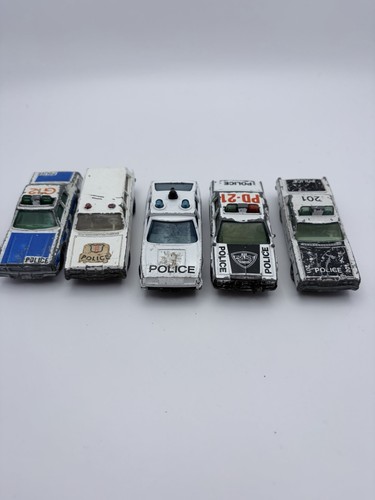Vintage matchbox police cars - matchbox,