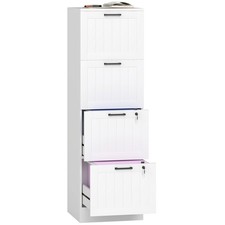 HOMCOM 4 Drawer File Cabinet
