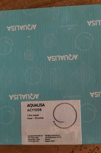Aqualisa chrome shower - 1.5m,