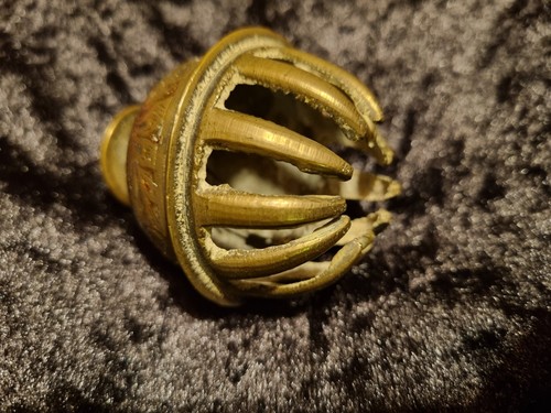 Vintage engraved brass indian - ,