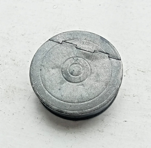 Antique 19th round pewter - antique, c