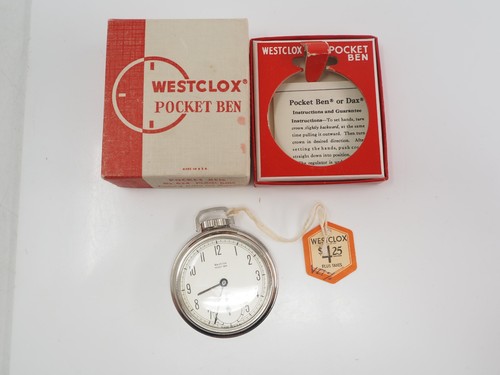 Vintage 1950s westclox - 1950s, pocket