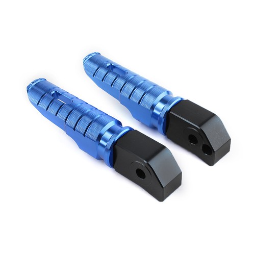 Pair blue rear footpegs - 1, foot