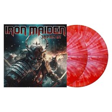 IRON MAIDEN JAPAN 81 (RED W/ WHITE SPLATTER VINYL 2LP) Vinyl Double Album sealed