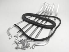 Vespa Footboard stripes set, Floor Runner Set  - Vespa GS160  (VSB1T)