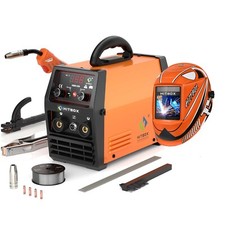 MIG/MMA/TIG 3 in 1 Welder Flux Cored Wire IGBT Technology 2.2-12m/min Inverter