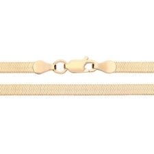 9ct Yellow Gold on Silver