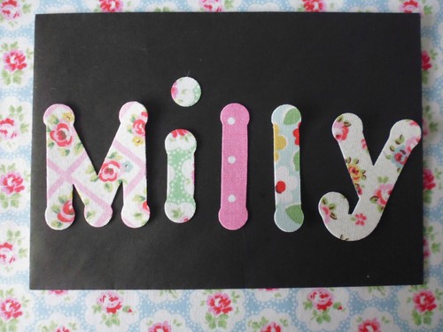 Cath kidston fabric letters - kidston,