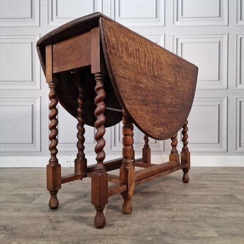 Antique oak gateleg table - antique,
