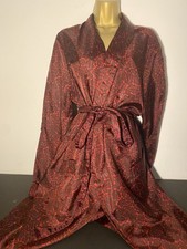 Vtg St Michael Red Paisley