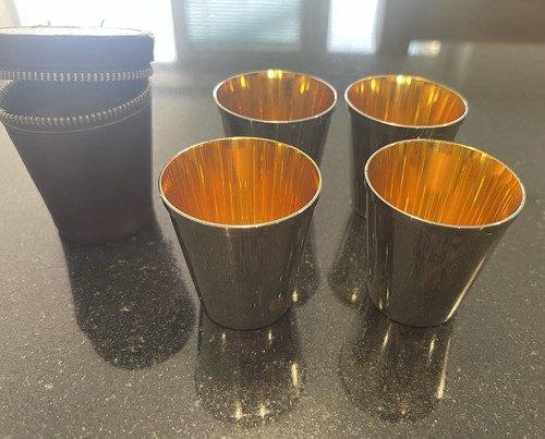 Vintage four stirrup cups - cups, with