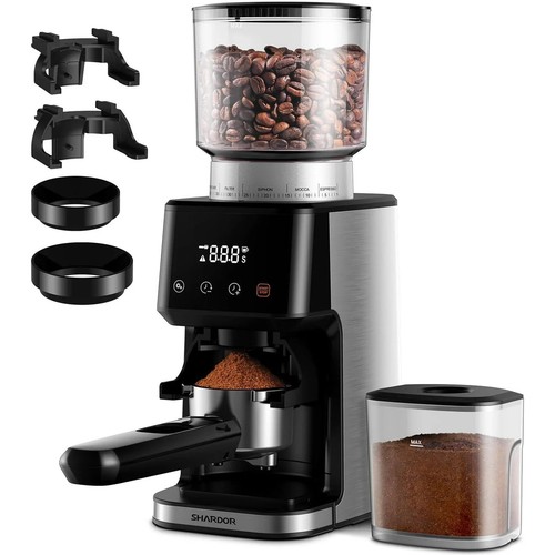 Conical burr coffee grinder - burr,