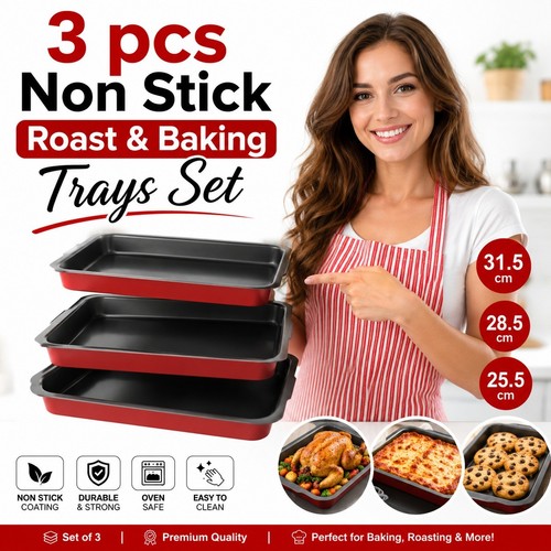 Non stick baking - set, 3