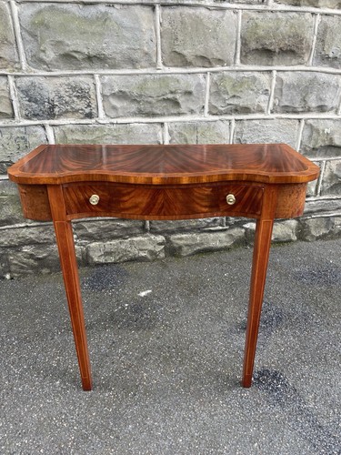 Antique inlaid mahogany - inlaid, single