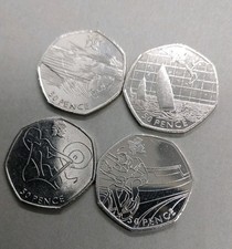  JOBLOT x4 Olympic 50p Coins