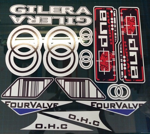 Gilera dna decals stickers - gilera,