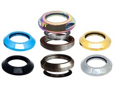 INTEGRATED PRO STUNT SCOOTER HEADSET 1 1/8" NEOCHROME RAINBOW OIL SLICK PETROL