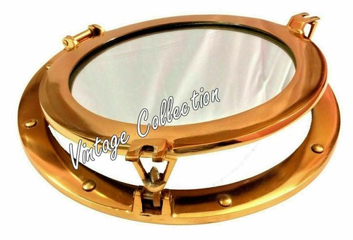 Brass maritime porthole - 15",