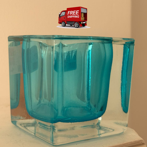 Vintage blue glass azure - vintage,