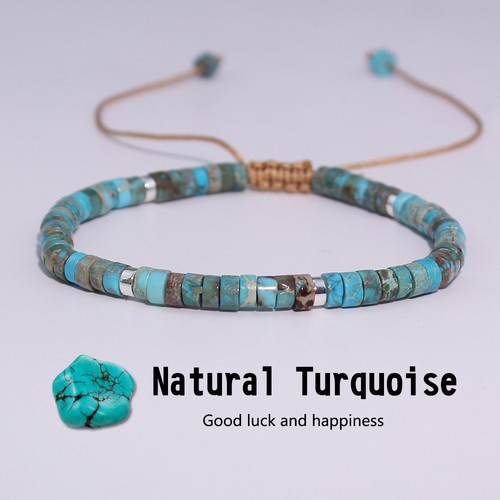 New 2x4mm blue turquoise - 2x4mm,