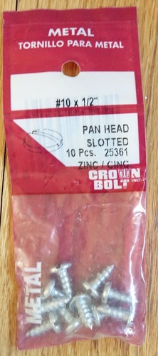 Zinc pan head sheet - zinc,